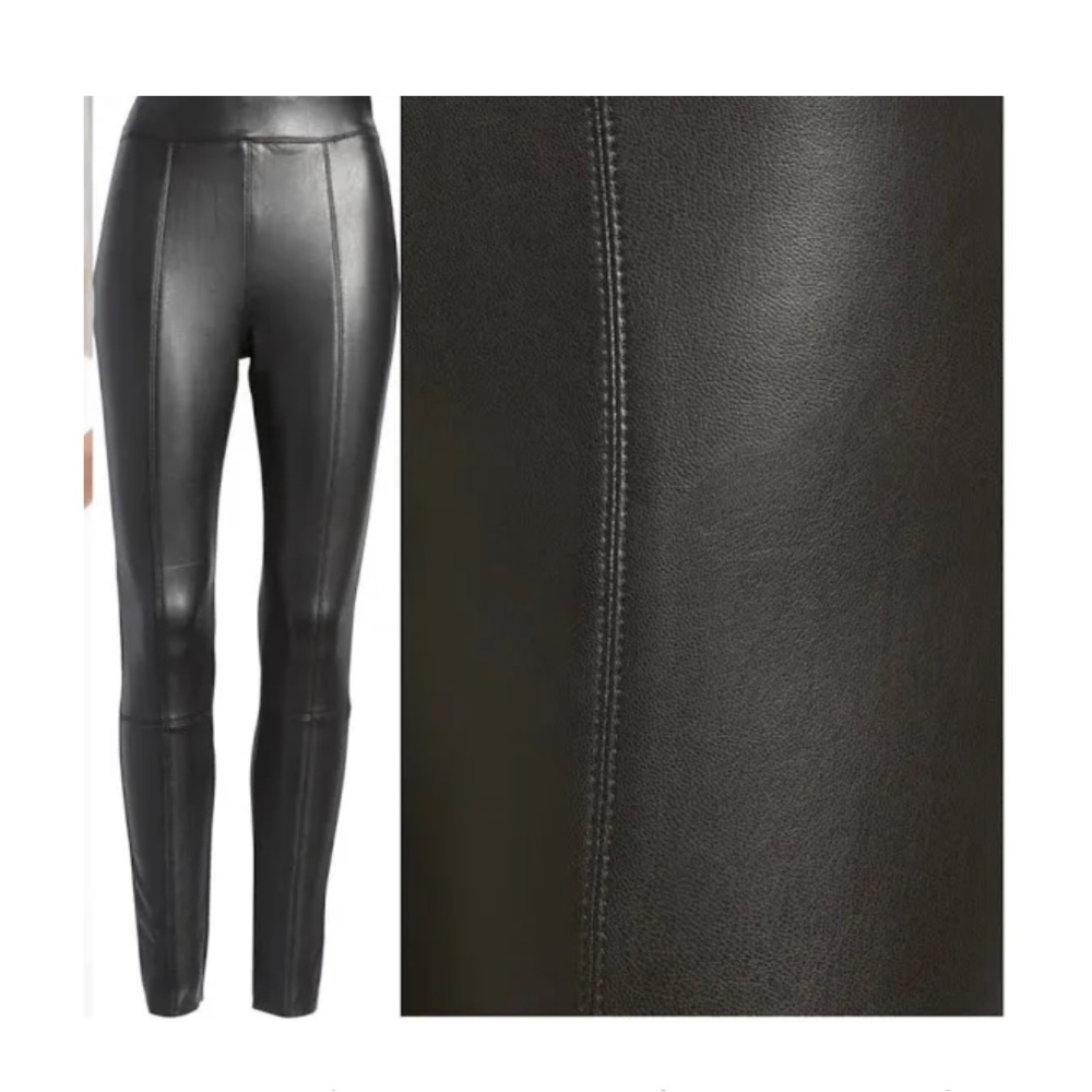 NWT TOP SHOP SARA LEATHER SKINNY PANTS
